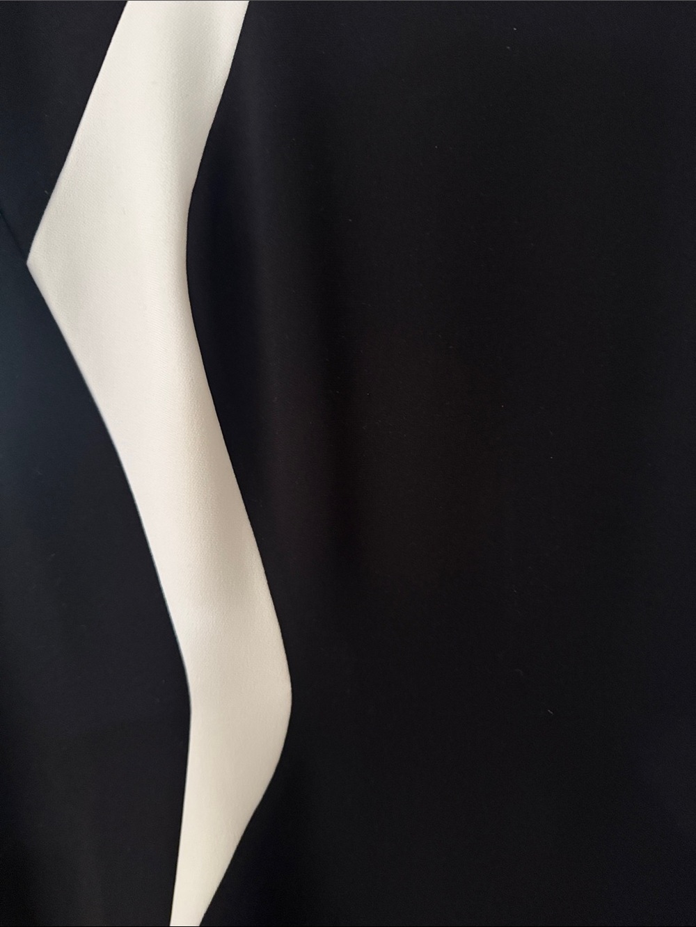 Hugo Boss Black Dress with White Contrast Panels - Picture 2 of 5
